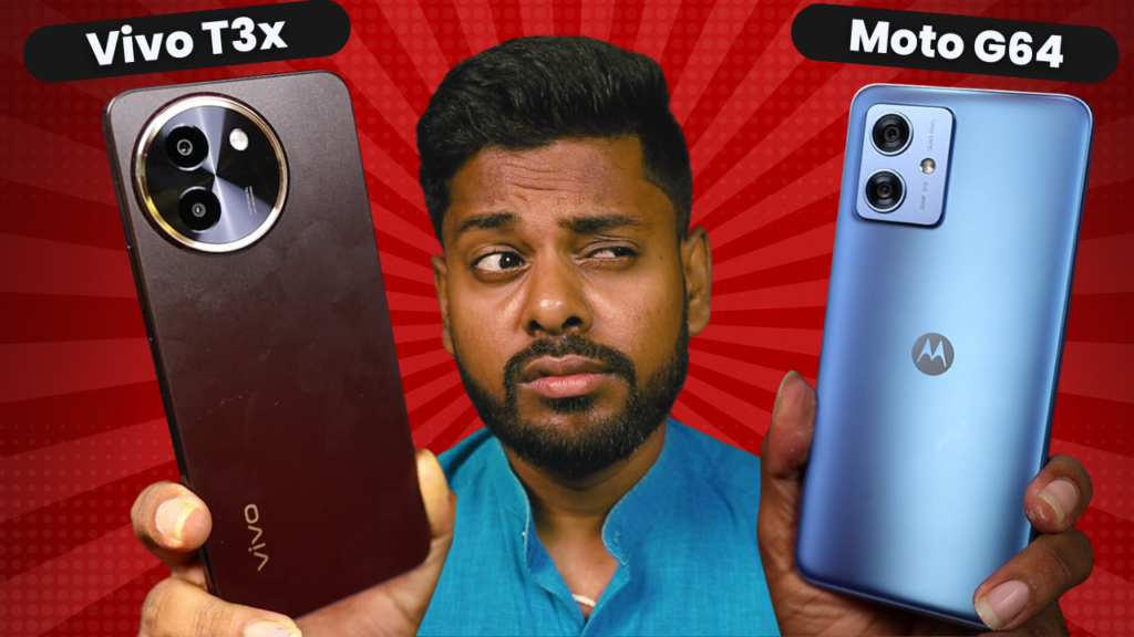 vivo t3x vs moto g64